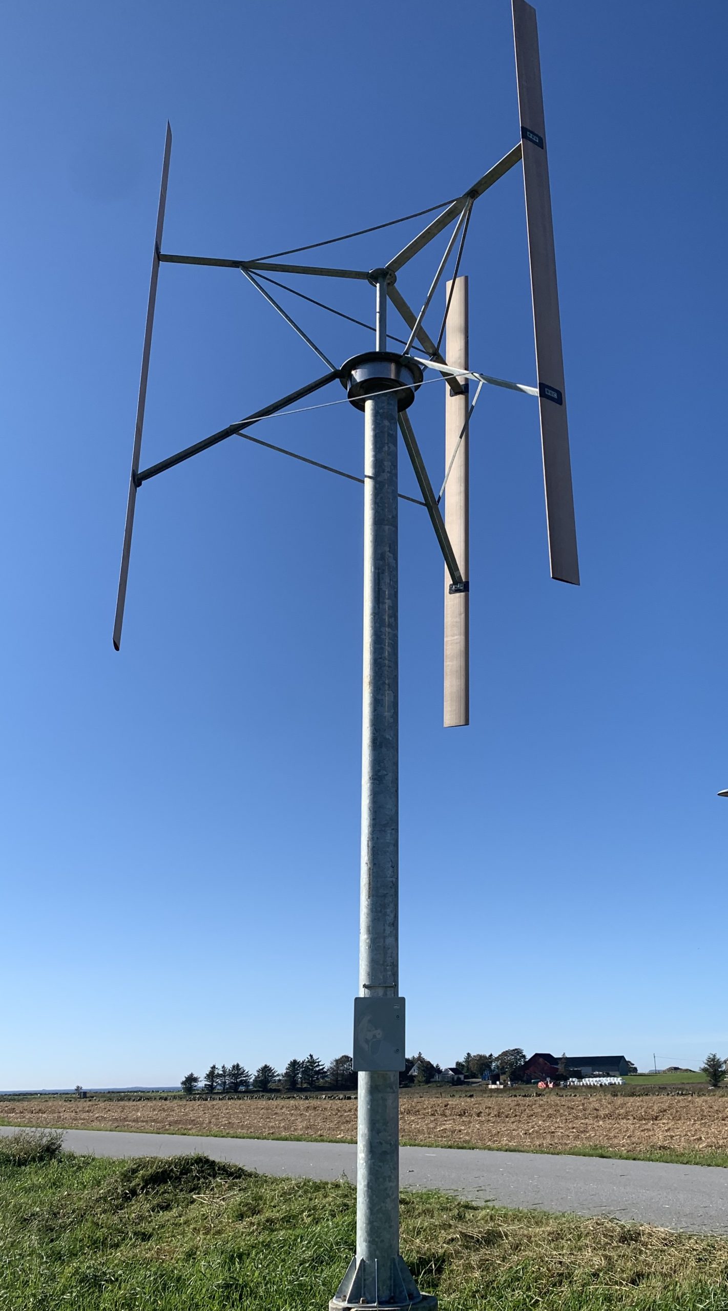 Complete Carnetic 316 Vertical Axis Wind Turbine 3 or 6 meter tower.